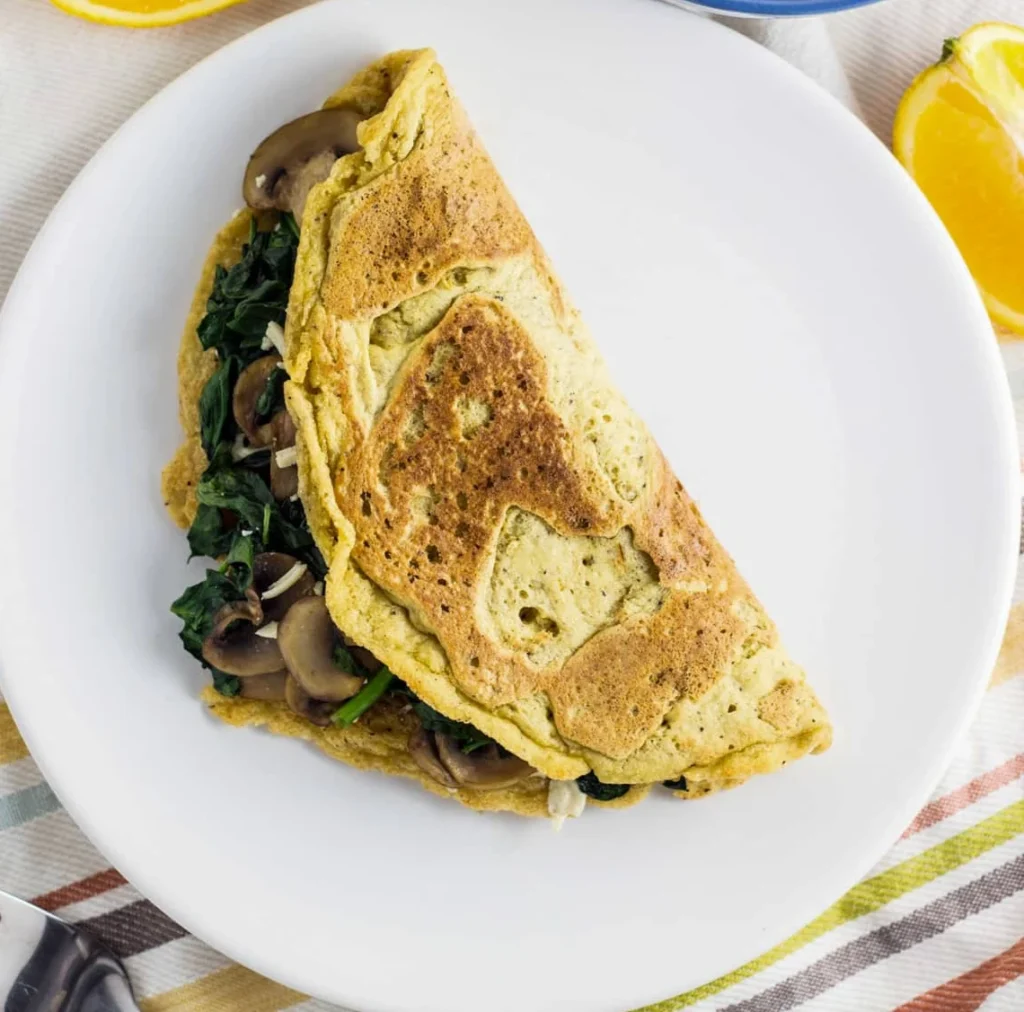 Chickpea Flour Vegetable Omelette