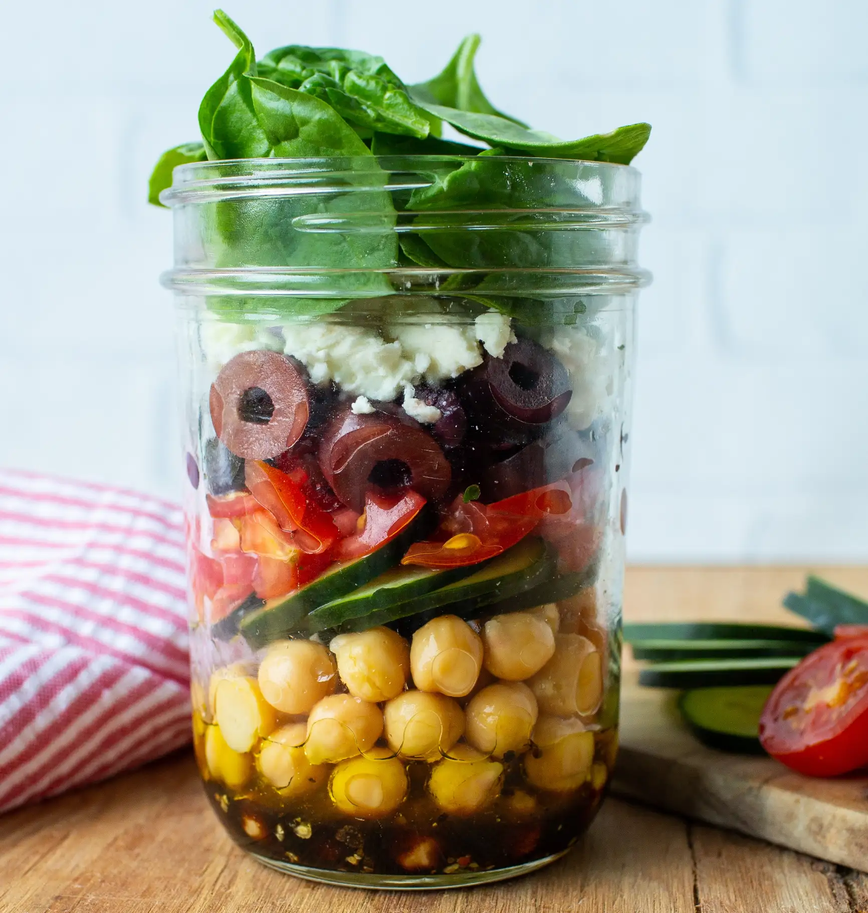 Chickpea Salad Jars