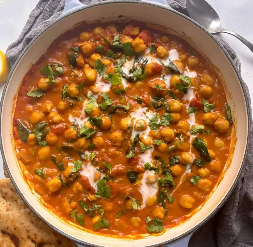 Chickpea and Spinach Curry