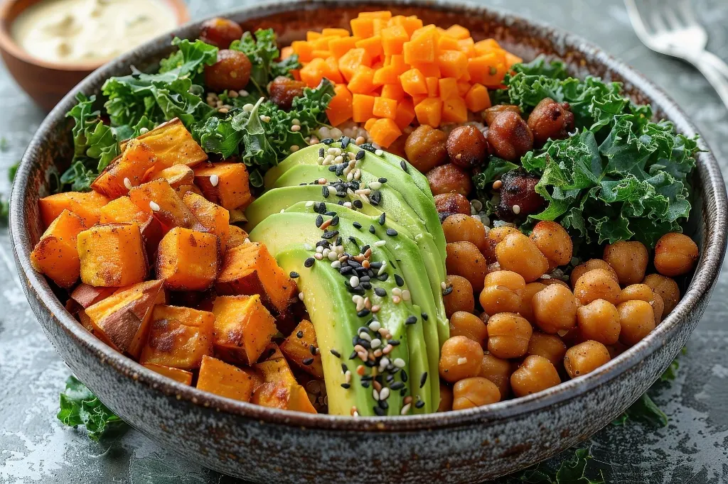 Chickpea & Sweet Potato Grain Bowls
