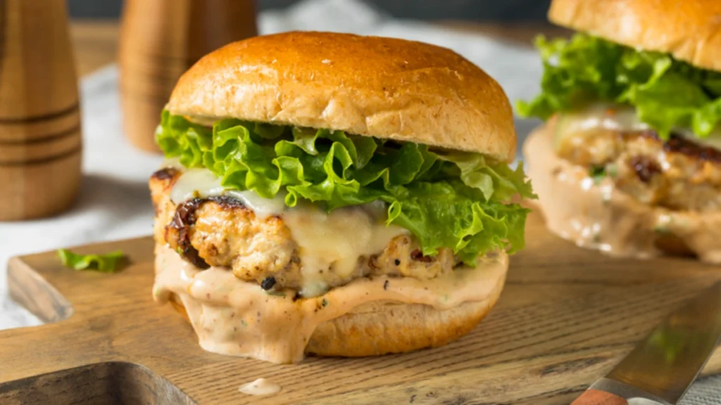 Chili Lime Chicken Burgers