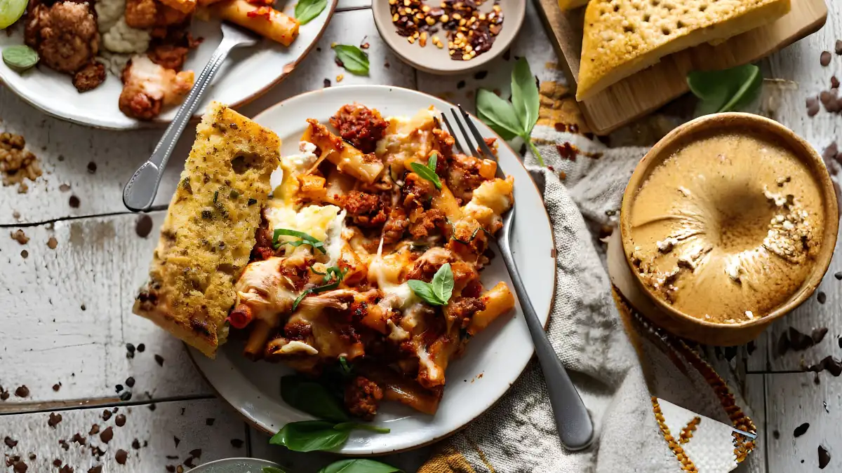 Classic Cheesy Baked Ziti