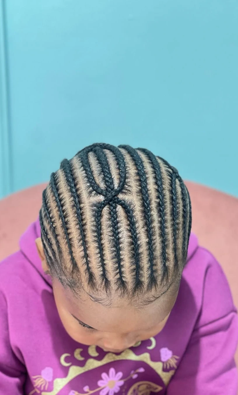 Classic Straight-Back Cornrows
