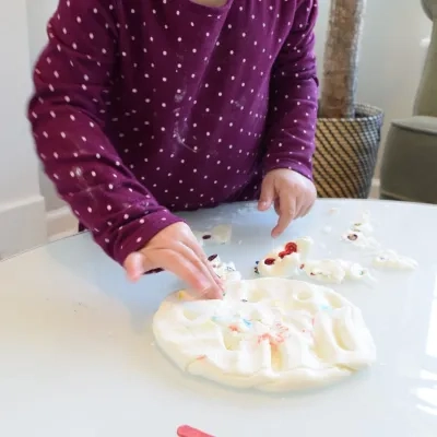 Cloud Dough Sensory Play