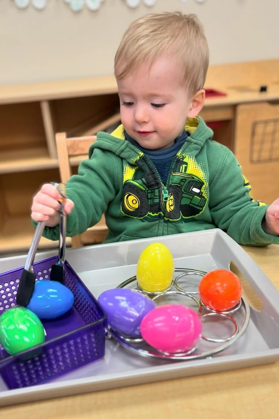Colorful Easter Egg Sorting Activity