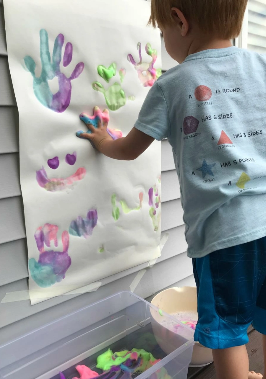 Colorful Hand Print Art Adventure