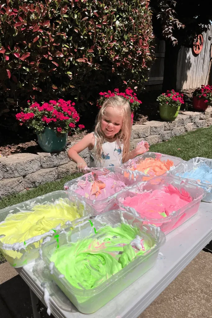 Colorful Slime Preparation