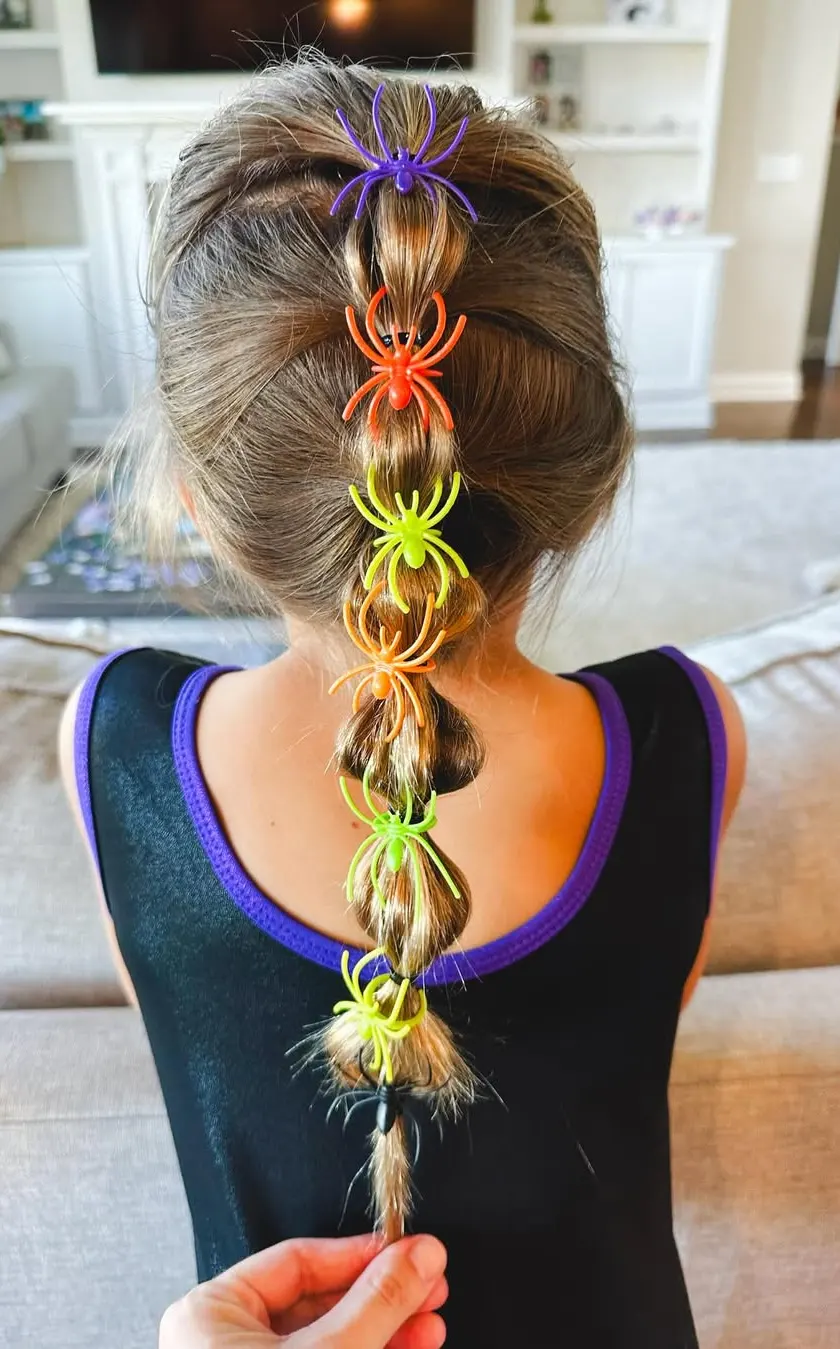 Colorful Spider Bubble Braid