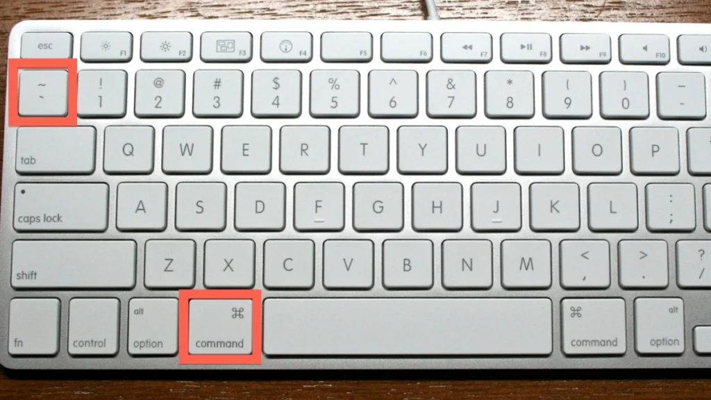 Command + (Backtick) Cycle Through Windows