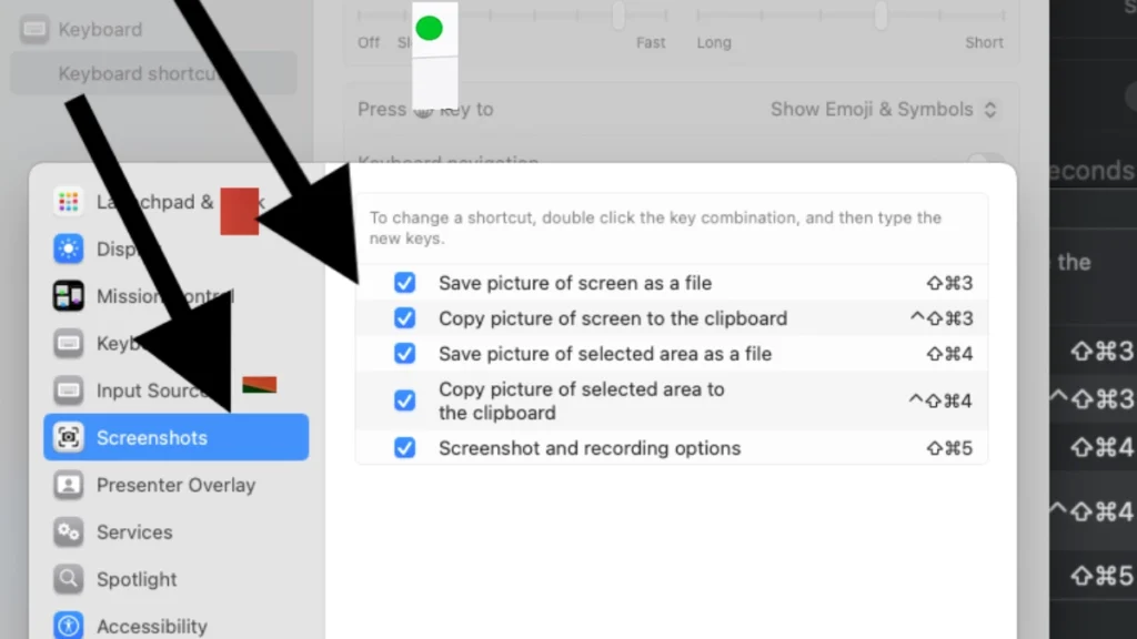 Command + Shift + 3 or 4 Screenshot Anything
