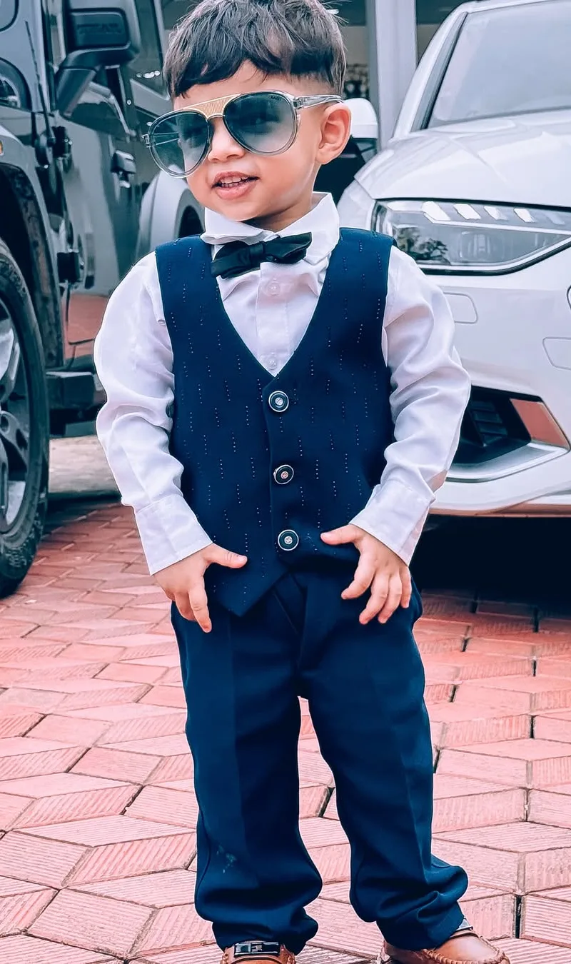 Cool Guy in Navy Blues