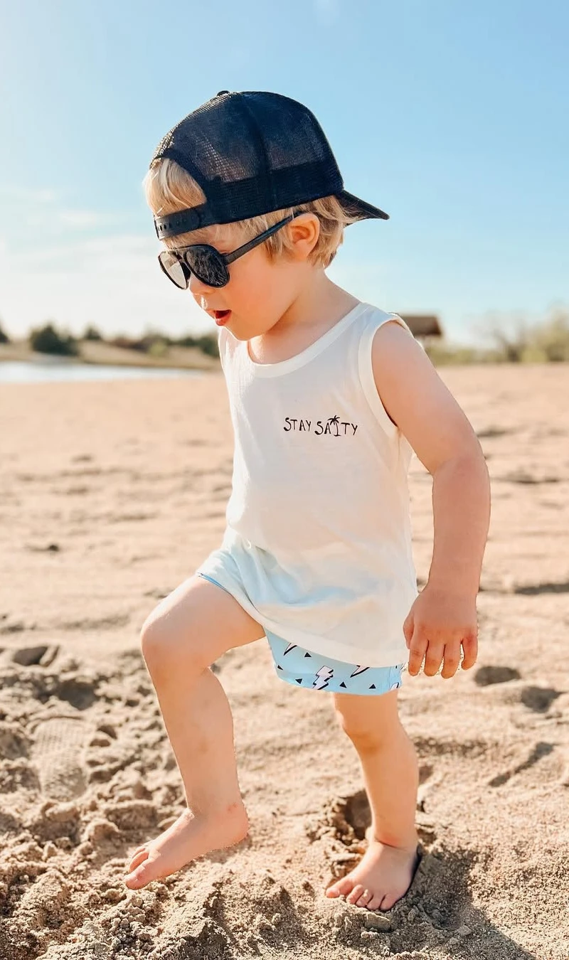 Cool Kid Stay Salty Beach Look