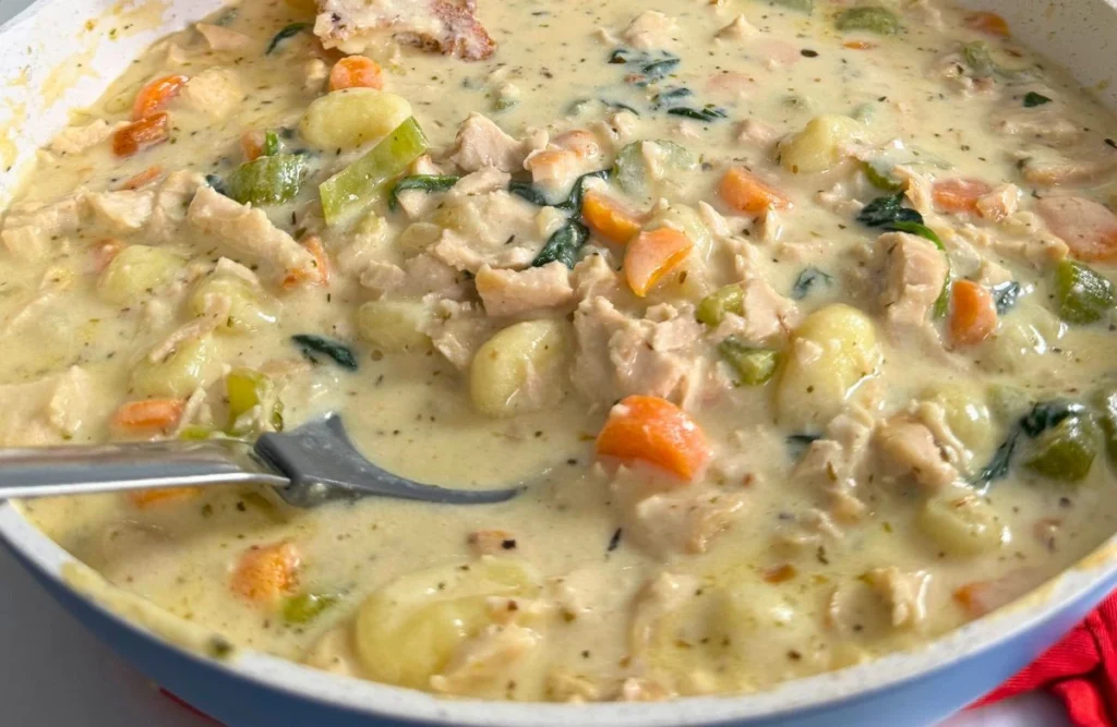 Copycat Olive Garden Chicken and Gnocchi Soup