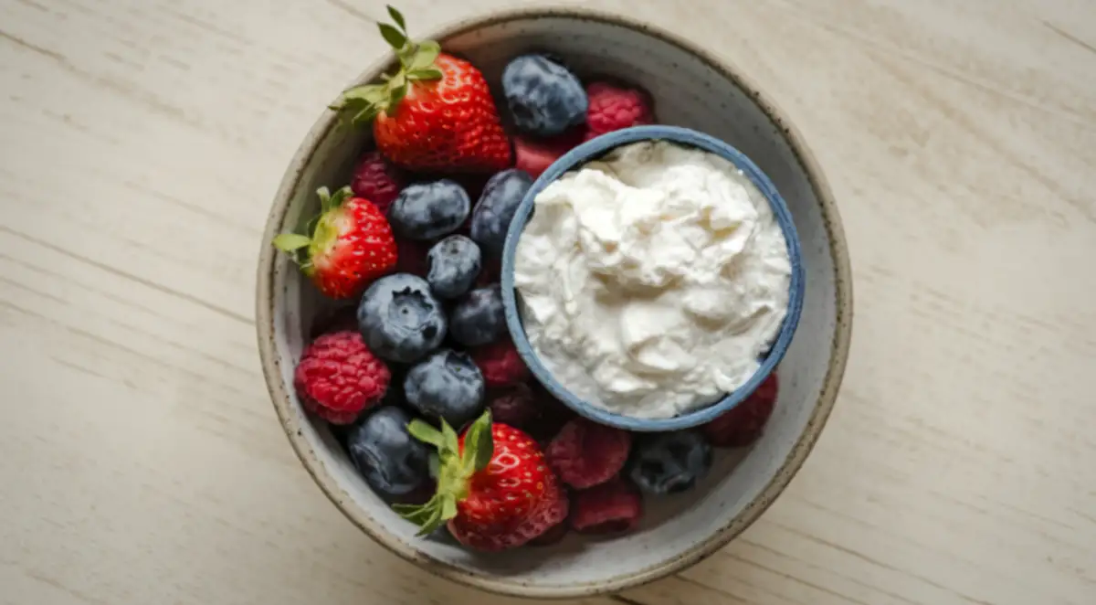 Cottage Cheese Berry Parfait