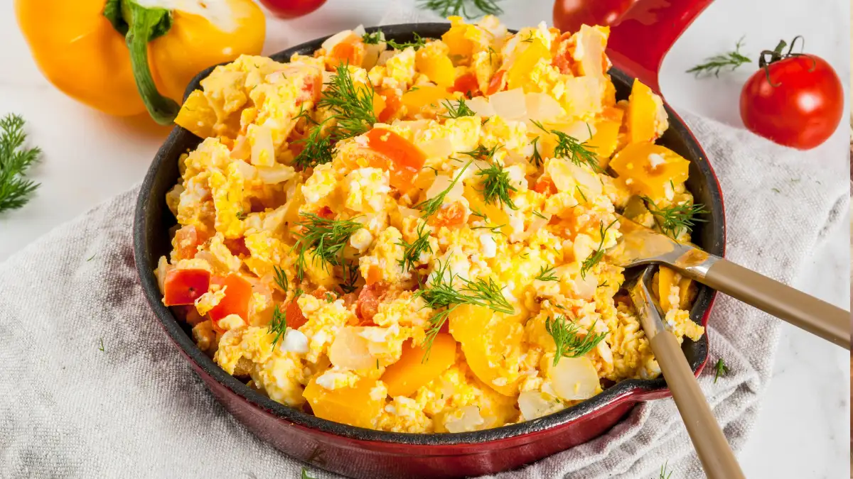 Cottage Cheese Scrambled Eggs