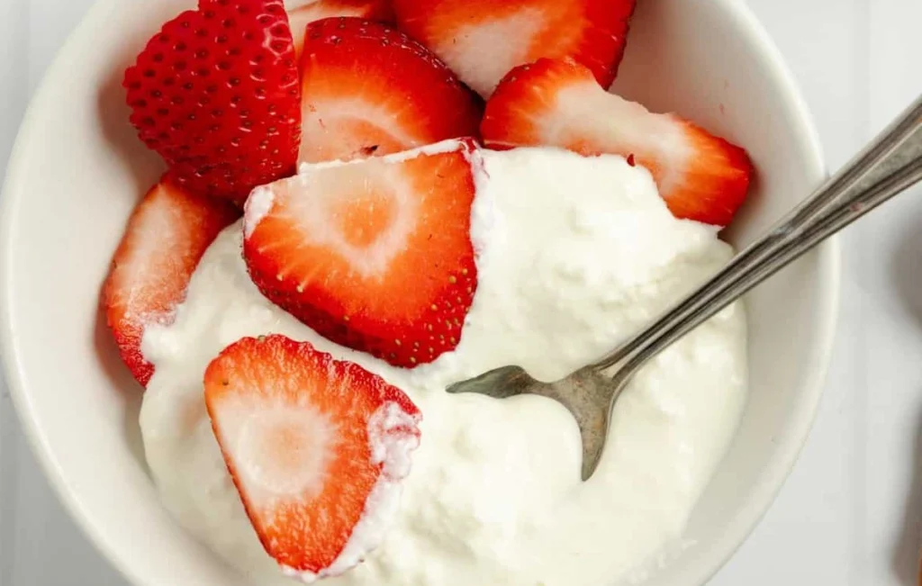 Cottage Cheese Strawberry Dip