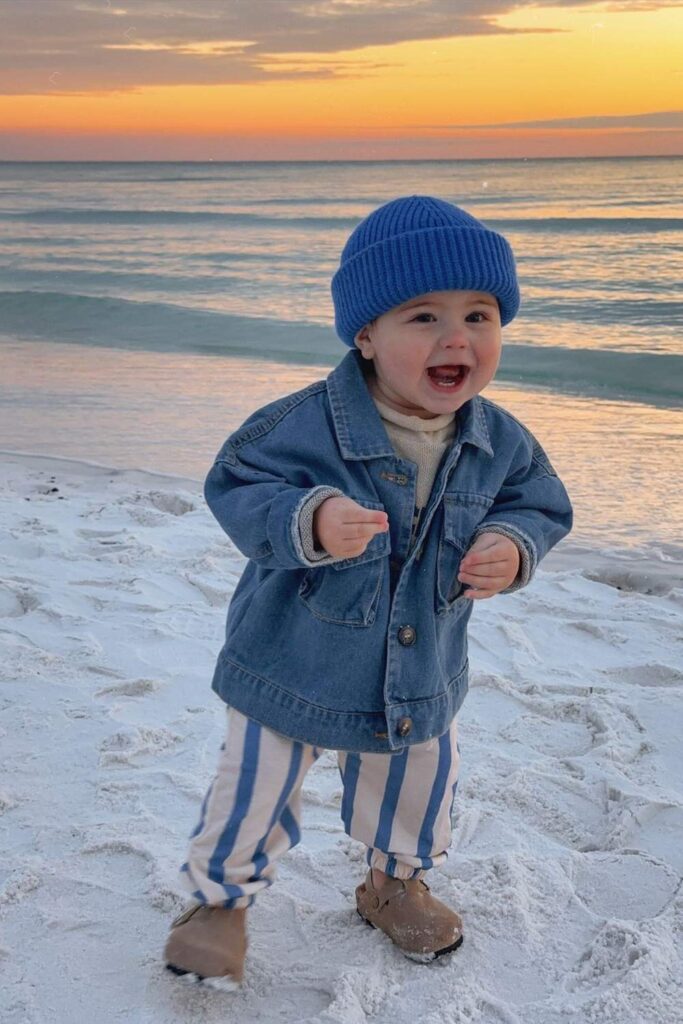 Cozy Coastal Baby Outfit