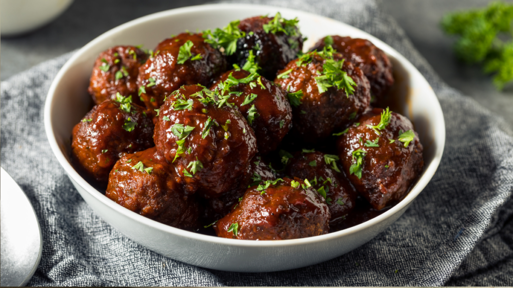 Cranberry BBQ Meatballs