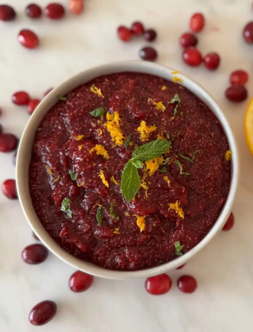 Cranberry Chia Sauce