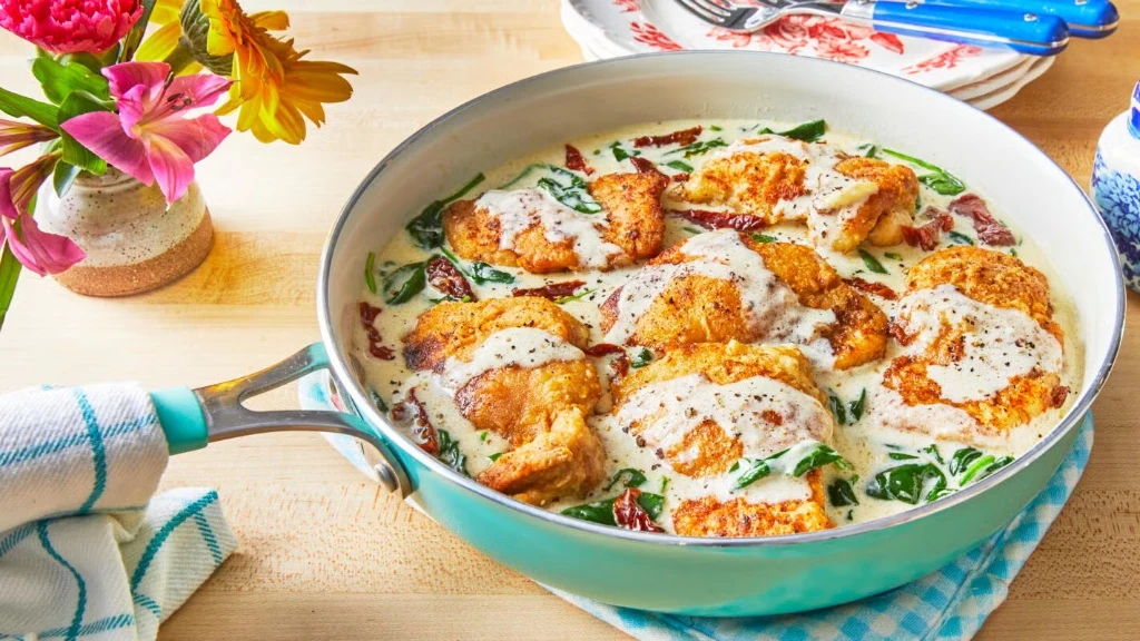Creamy Chicken Florentine