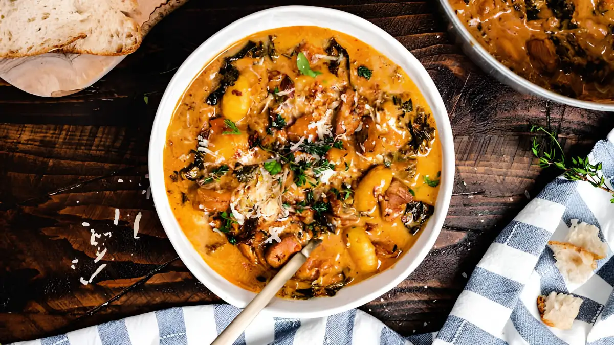 Creamy Chicken Gnocchi Soup
