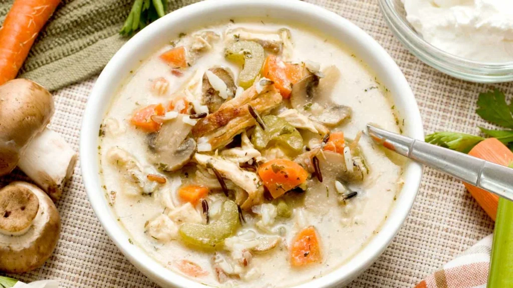 Creamy Chicken and Rice Soup