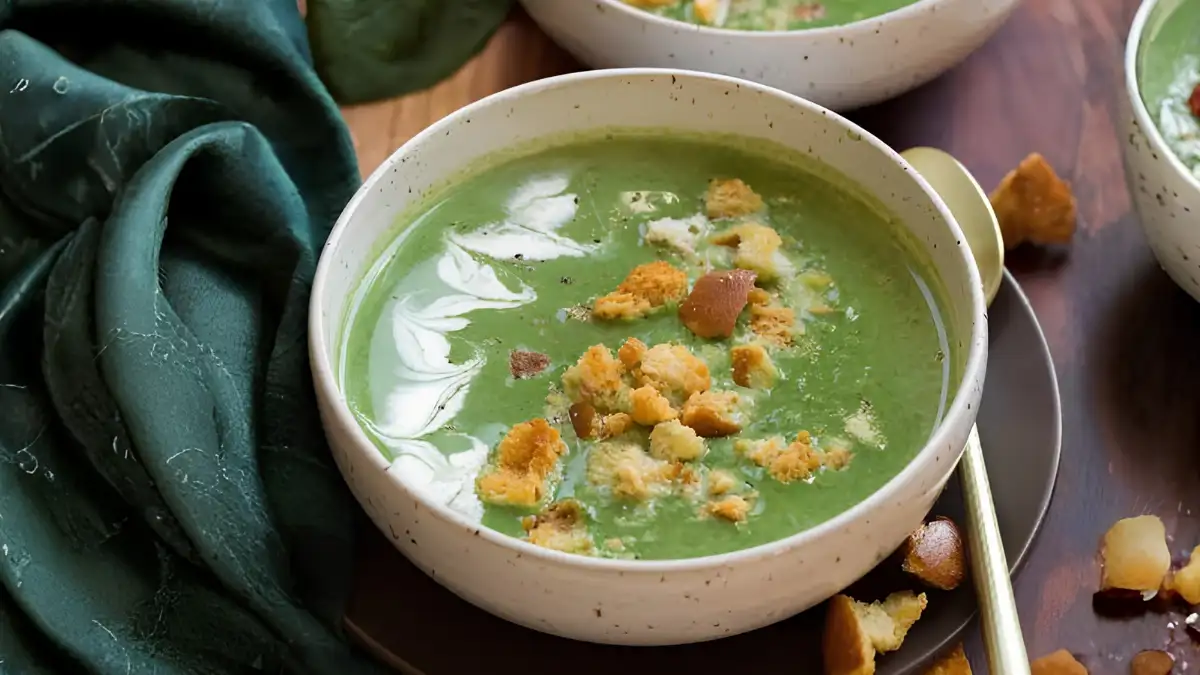 Creamy Spinach Parmesan Soup