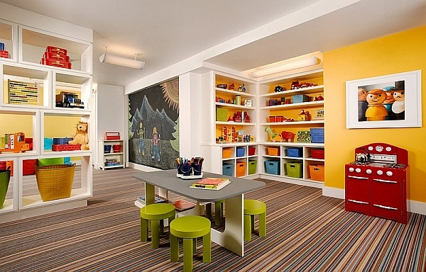 Create Distinct Zones with Open Shelving