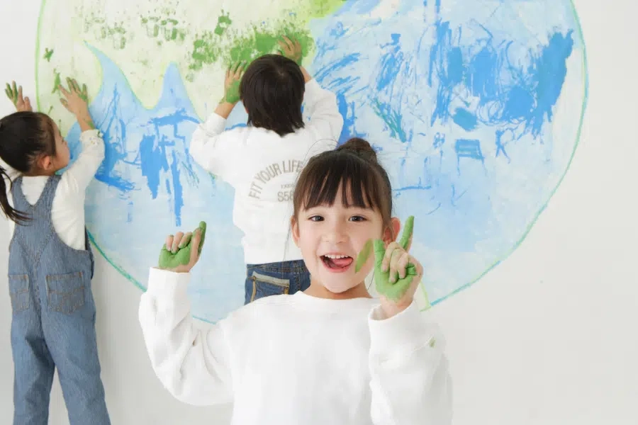 Creative Earth Mural Painting