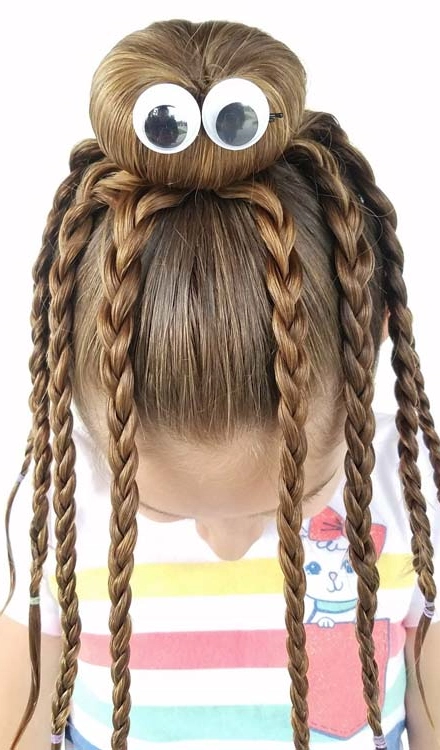 Creative Spider Hair Design