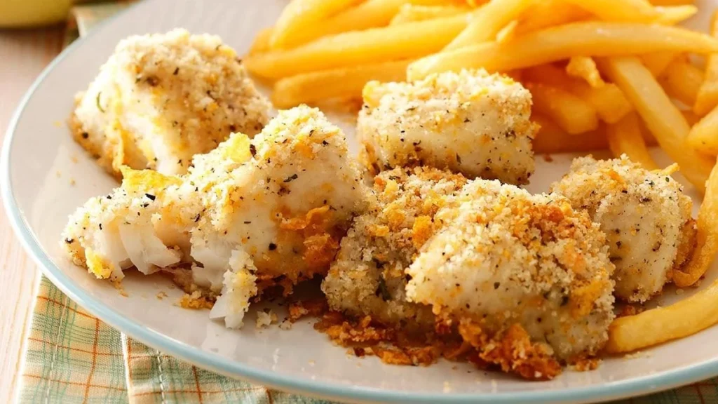 Crispy Baked Fish Nuggets