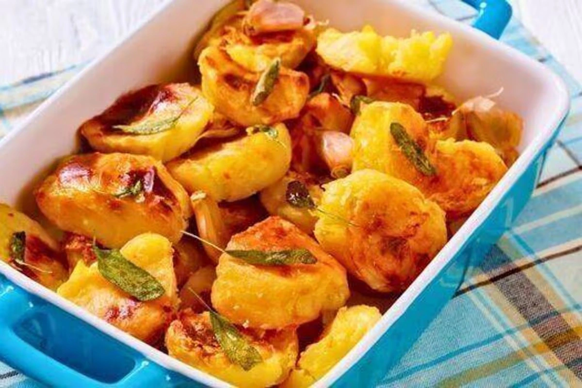 Crispy Sage Butter Roasted Potatoes