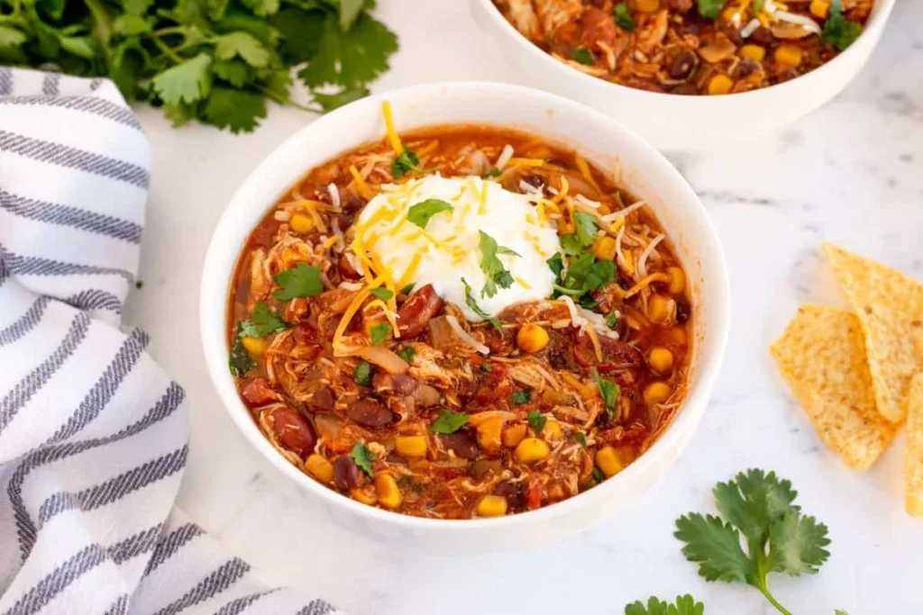 Crockpot Chicken Chili