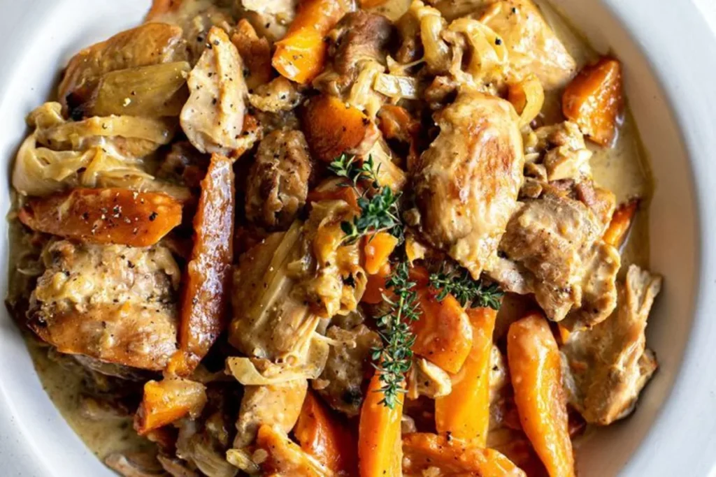 Crockpot French Onion Chicken