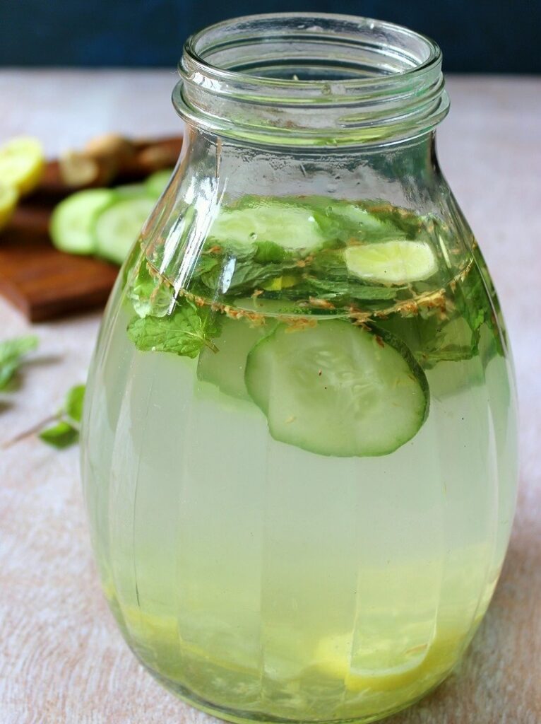 Cucumber Mint Detox Water