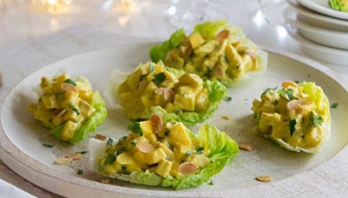 Curried Turkey Lettuce Wraps