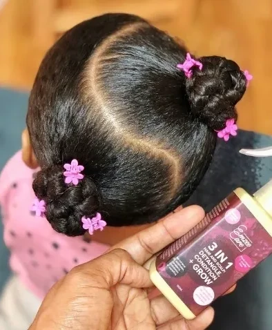 Curved Parting with Twist Details 