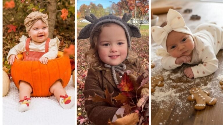30 Cute Fall Baby Photoshoot Ideas