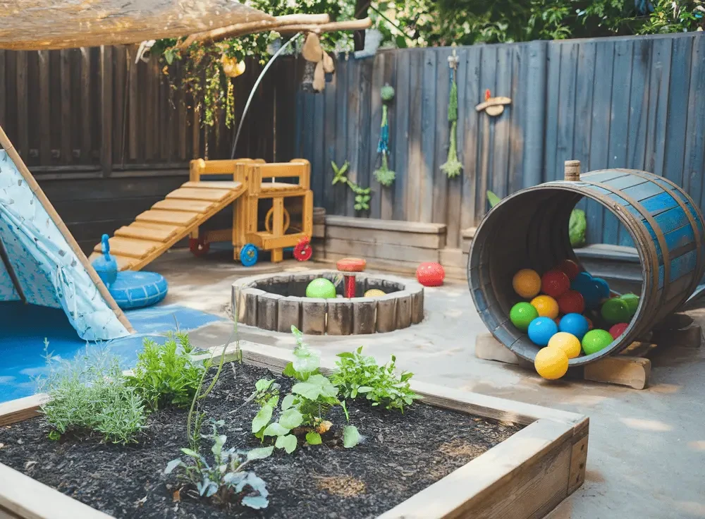 DIY Backyard Play Area