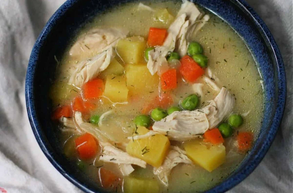 Dairy-Free Chicken Pot Pie Soup