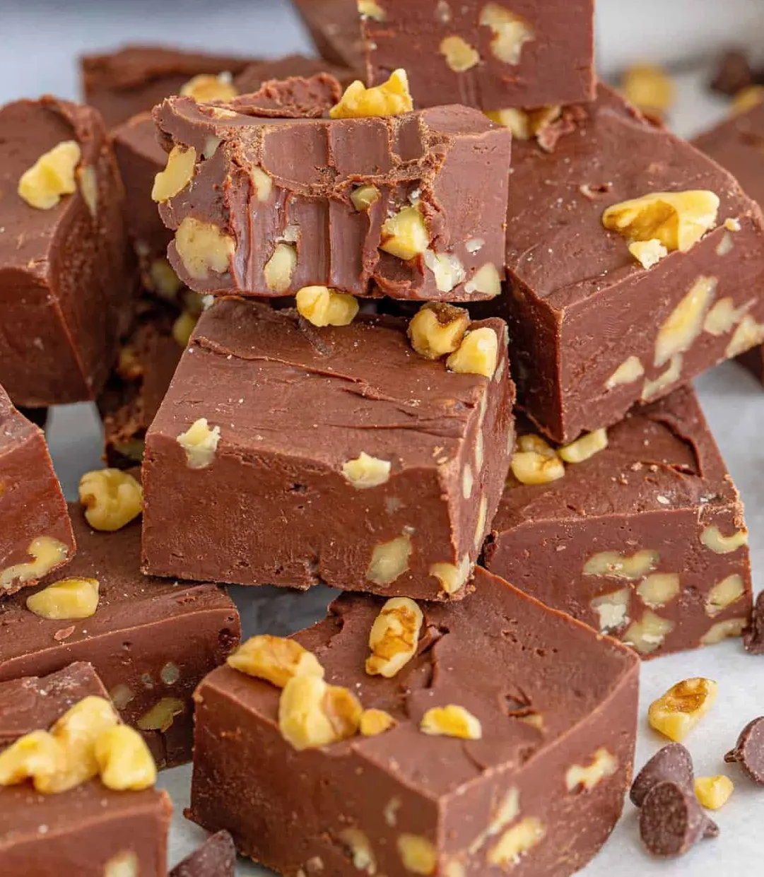 Dark Chocolate Walnut Fudge