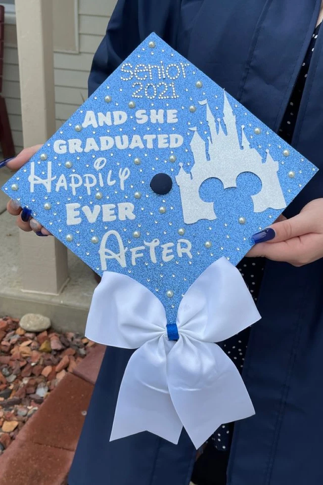Disney Princess Castle Graduation Cap