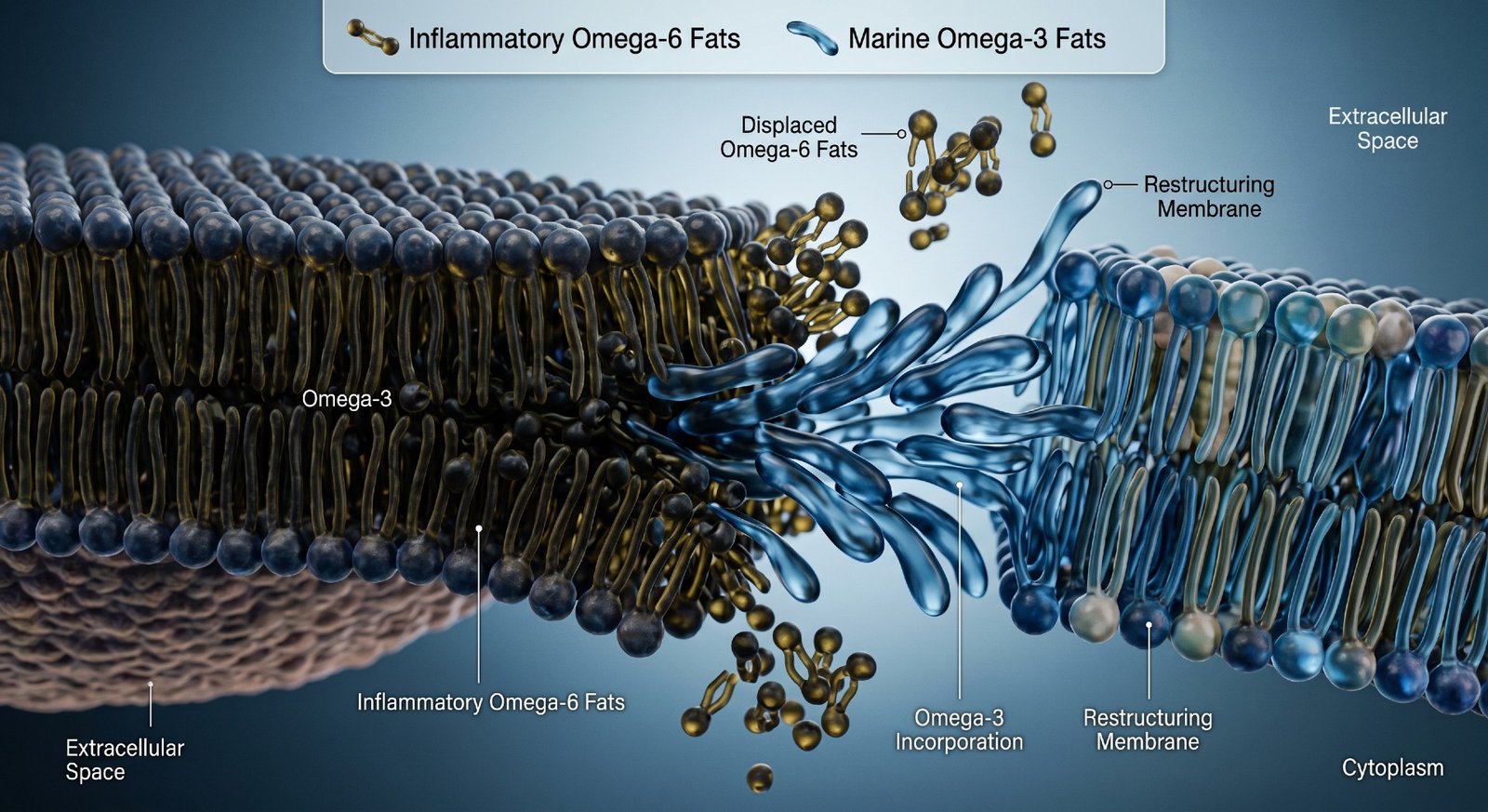 Displacing Inflammatory Omega-6 Fats