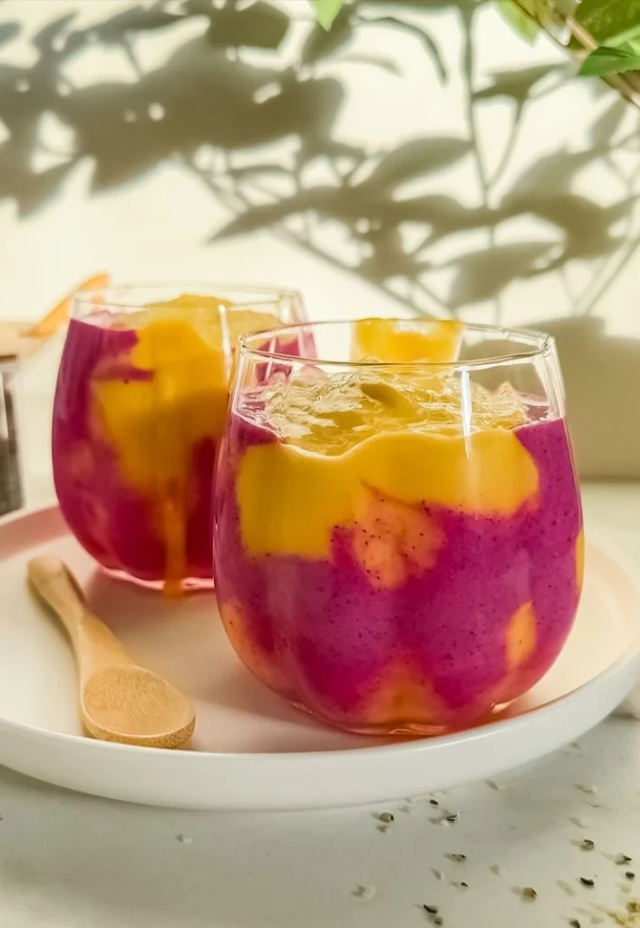 Dragon Fruit Mango Smoothie