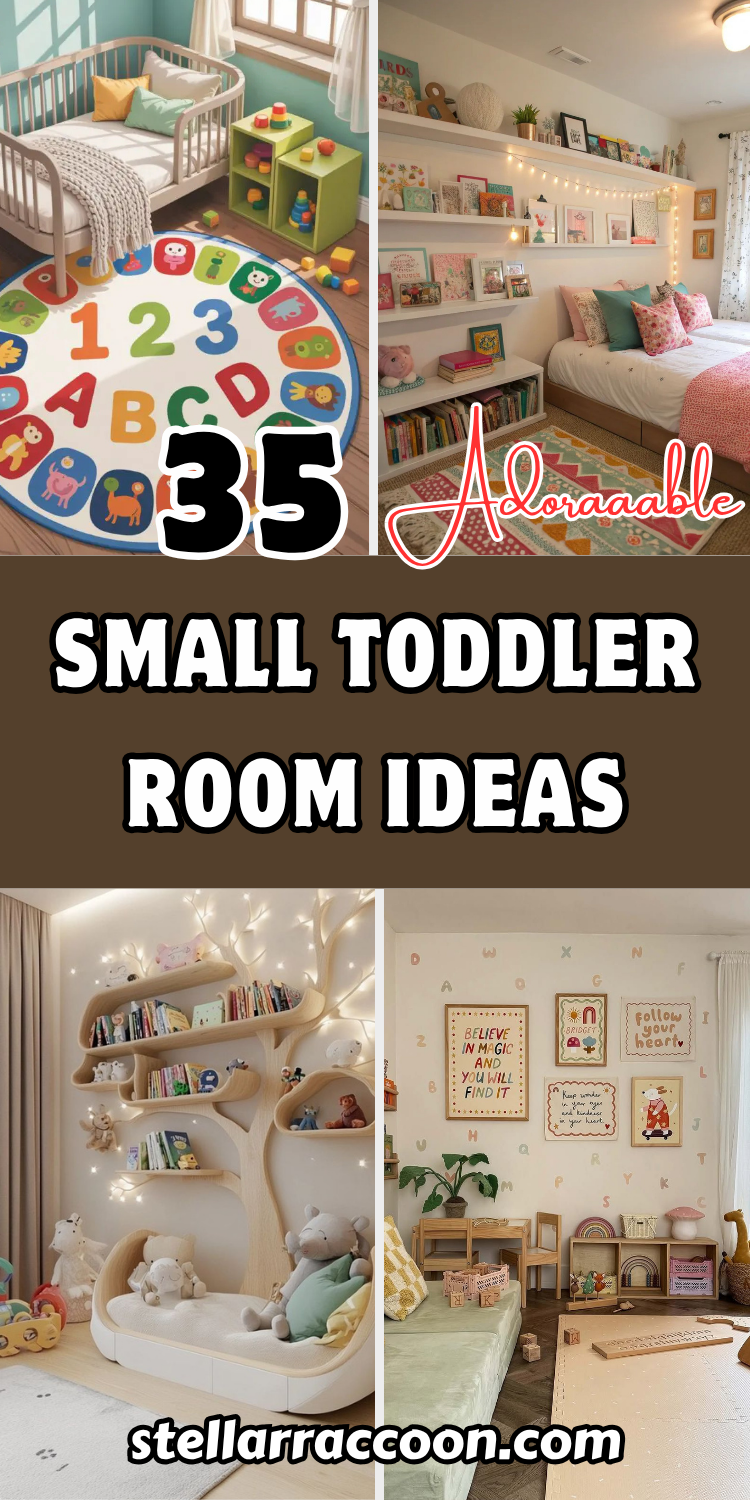 35 Adorable Small Toddler Room Ideas to Maximize Space