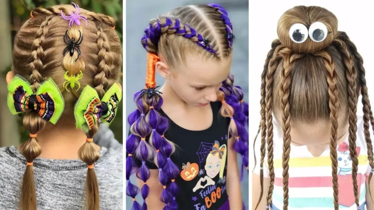 35 Easy & Spooky Halloween Hairstyles For Girls