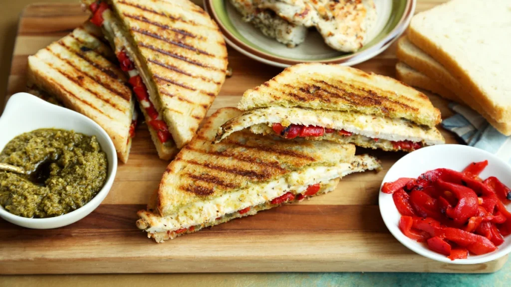 Easy Turkey Pesto Paninis
