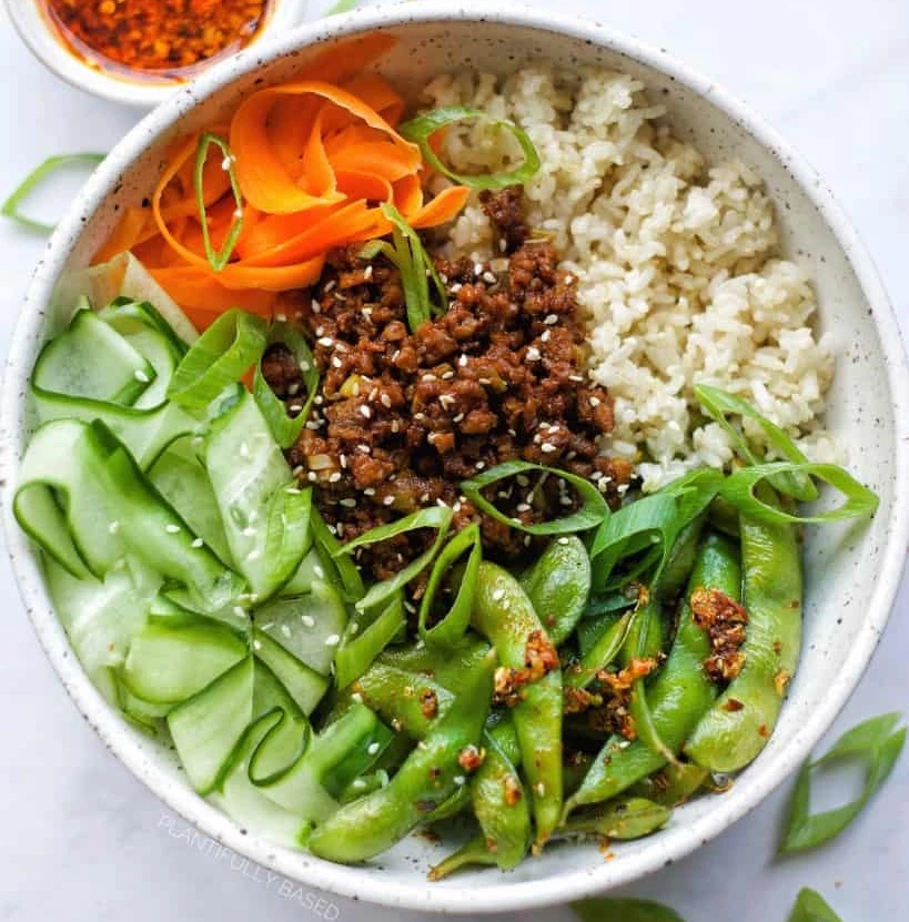 Edamame and Brown Rice Bowl