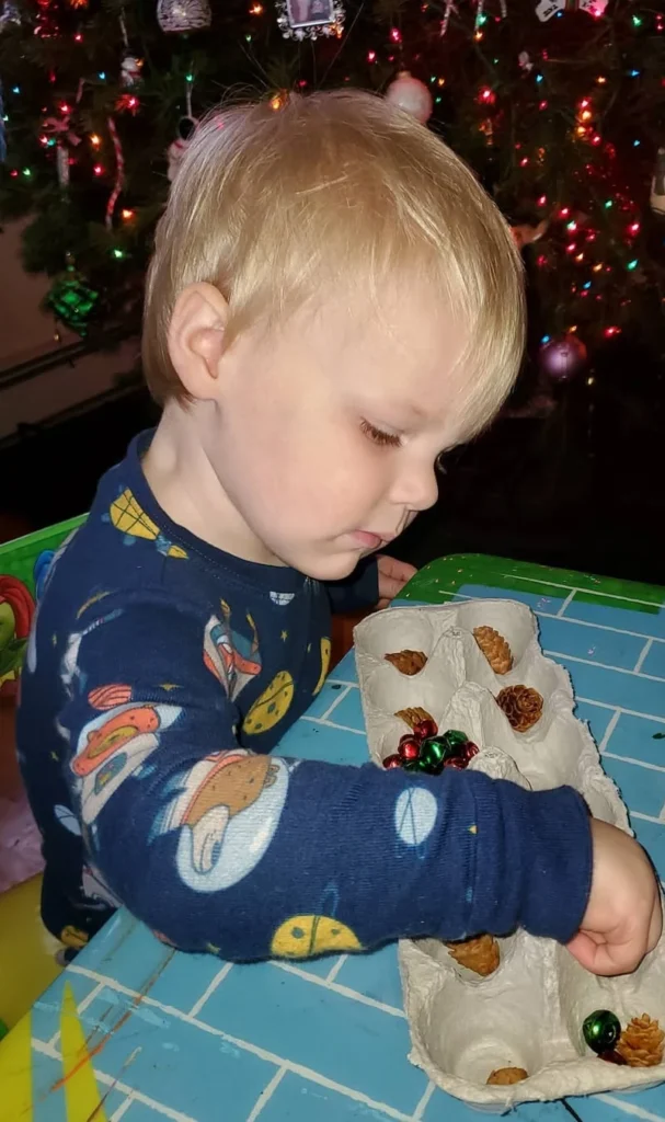 Egg Carton Jingle Bell Sort