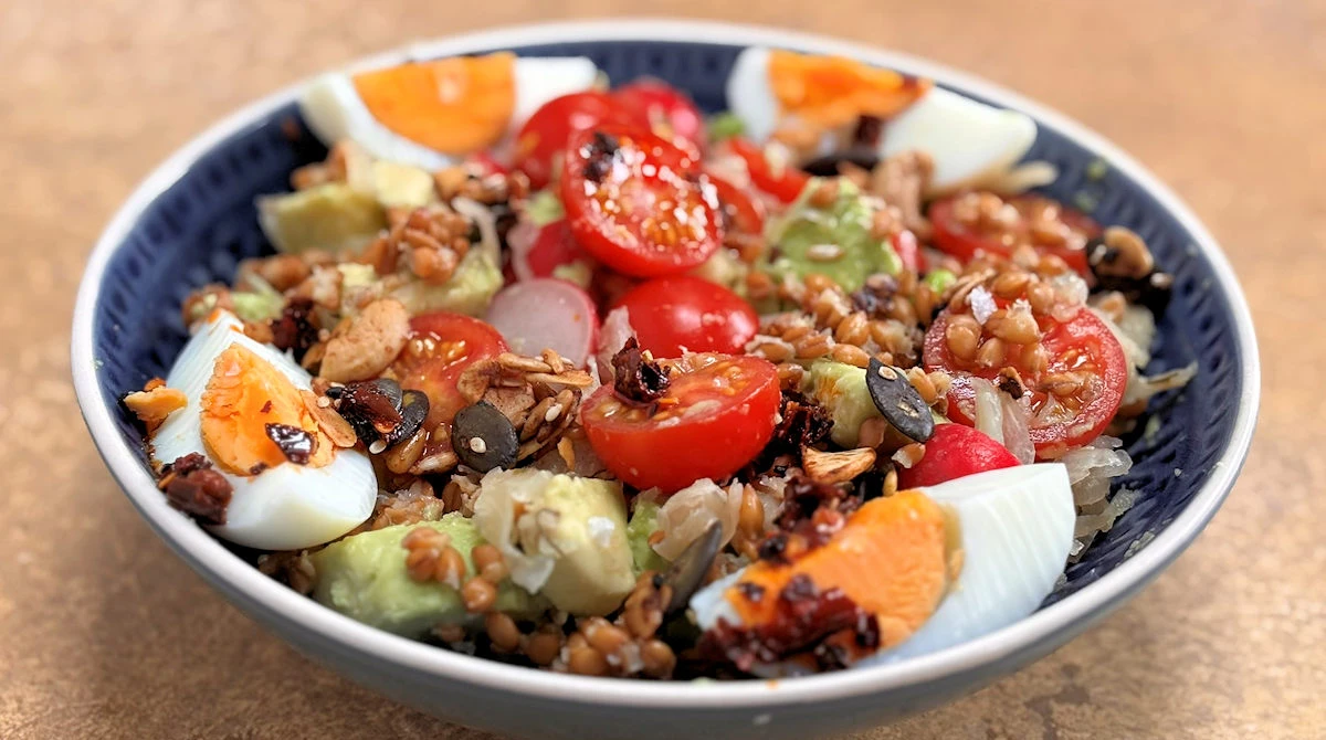 Egg Edamame Power Bowl